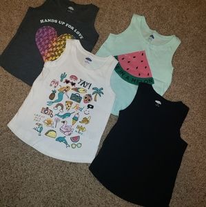 Old navy 2t sleeve less shirt bundle